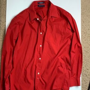 Red Button Up